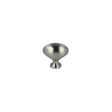 Risskov • Oval knop, rustfrit stål look
