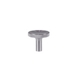 Møbelknop med diamond cut i rustfrit stål look, 28 mm - Søllerød • Chr. Jørgensen