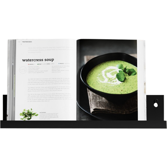 Væghylde L40, sort • NICHBA