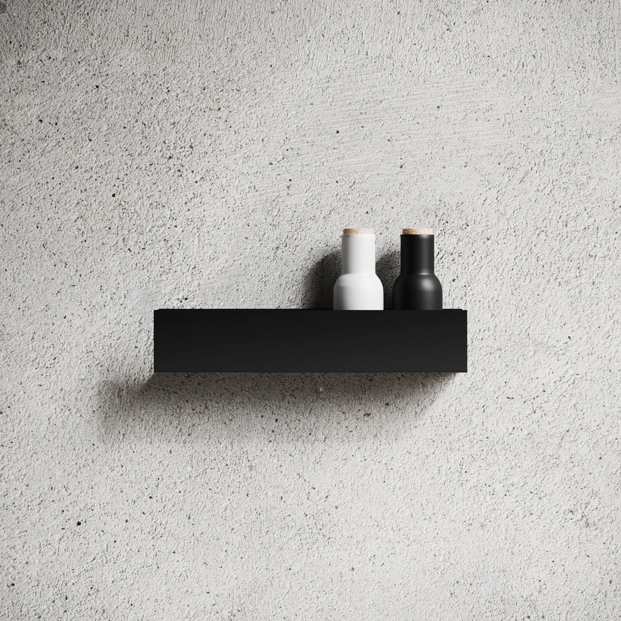 Væghylde 40U, sort • NICHBA