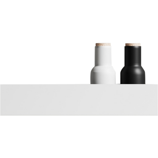 Væghylde 40U, hvid • NICHBA