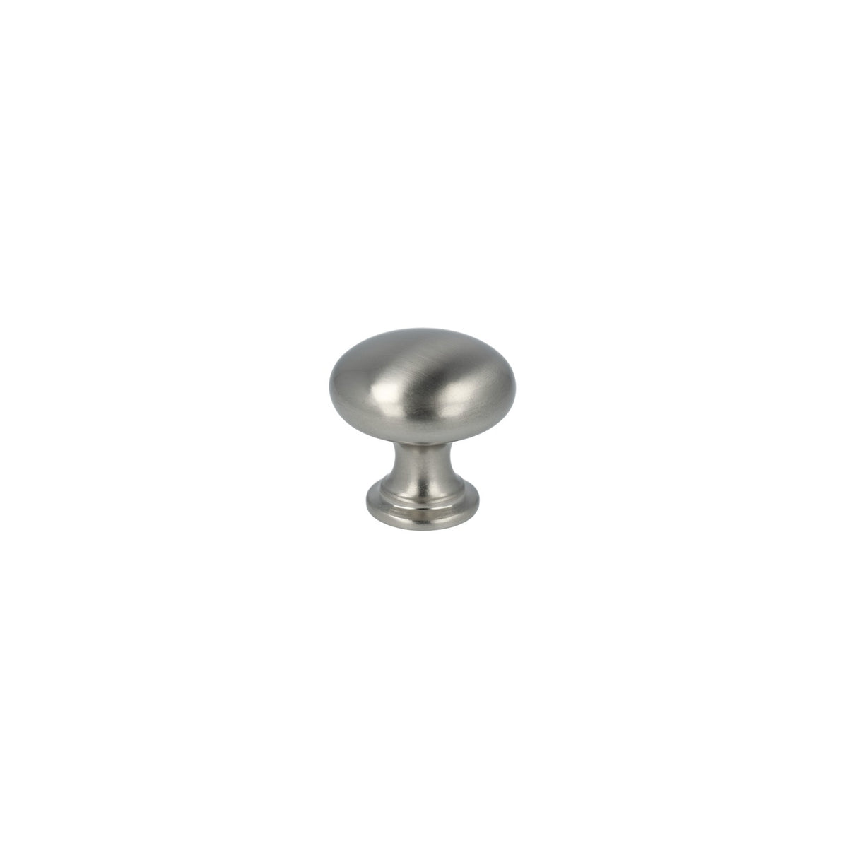 Skjern • Klassisk knop, børstet stål look - Copenhagenhomedesign