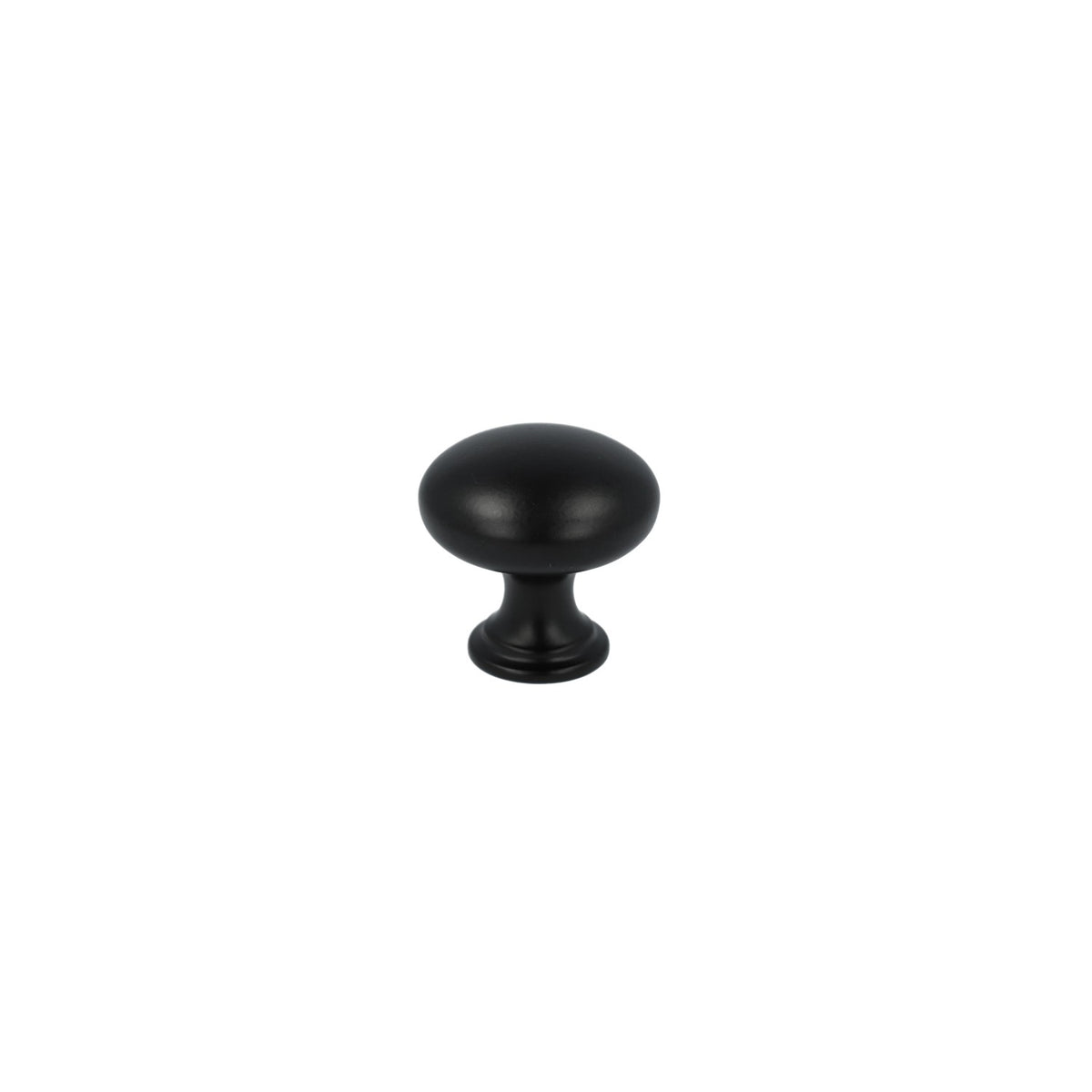 Skjern • Klassisk knop, mat sort - Copenhagenhomedesign