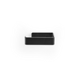 Toiletrulleholder, mat sort • Bastant Design