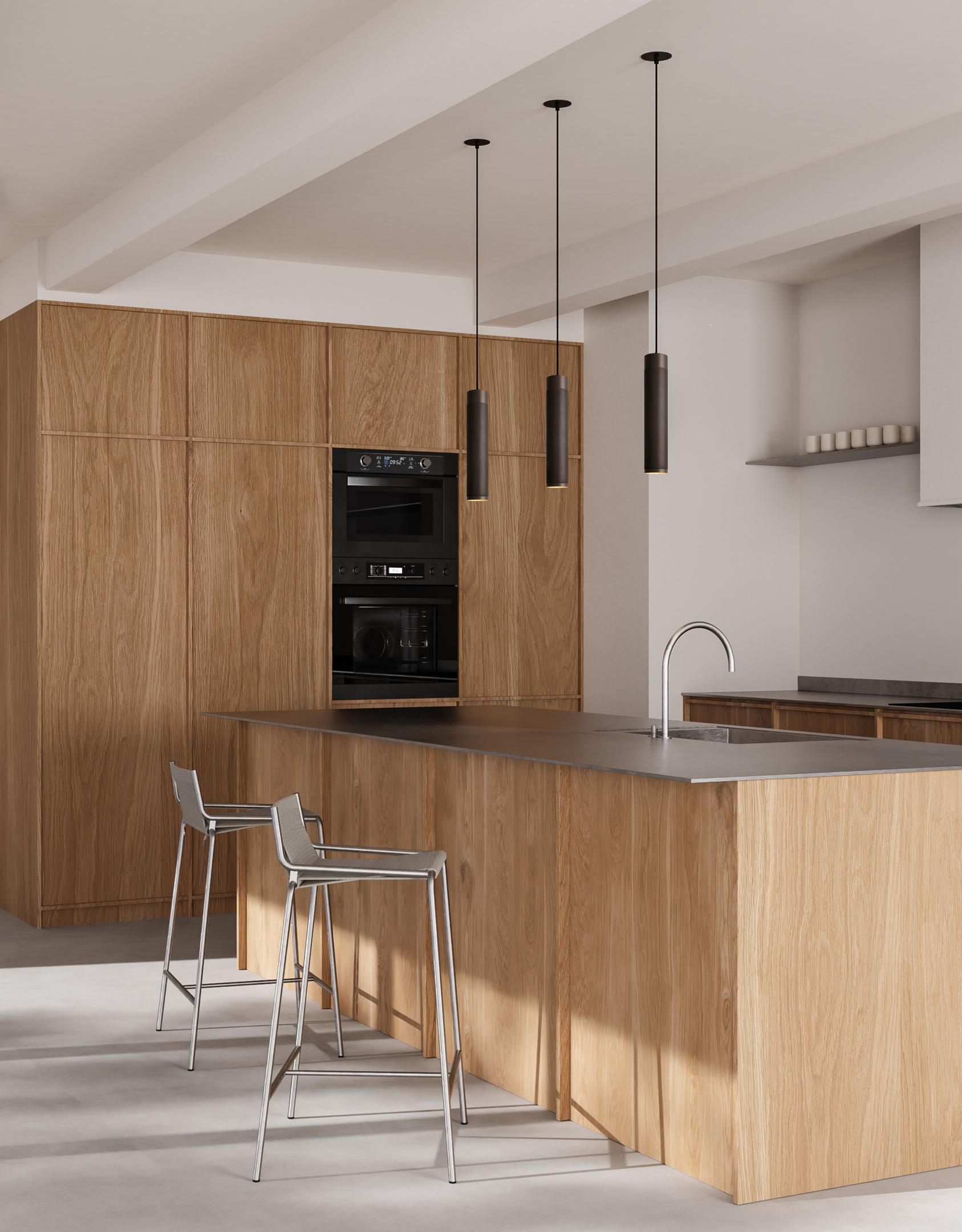 Patrone Pendel Long i bruneret messing • Thorup Copenhagen