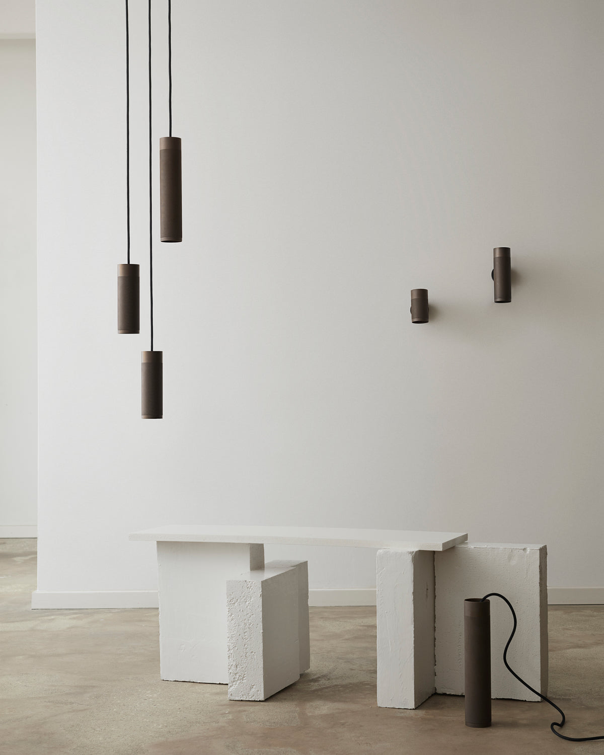 Patrone Pendel Long i bruneret messing • Thorup Copenhagen - Copenhagenhomedesign