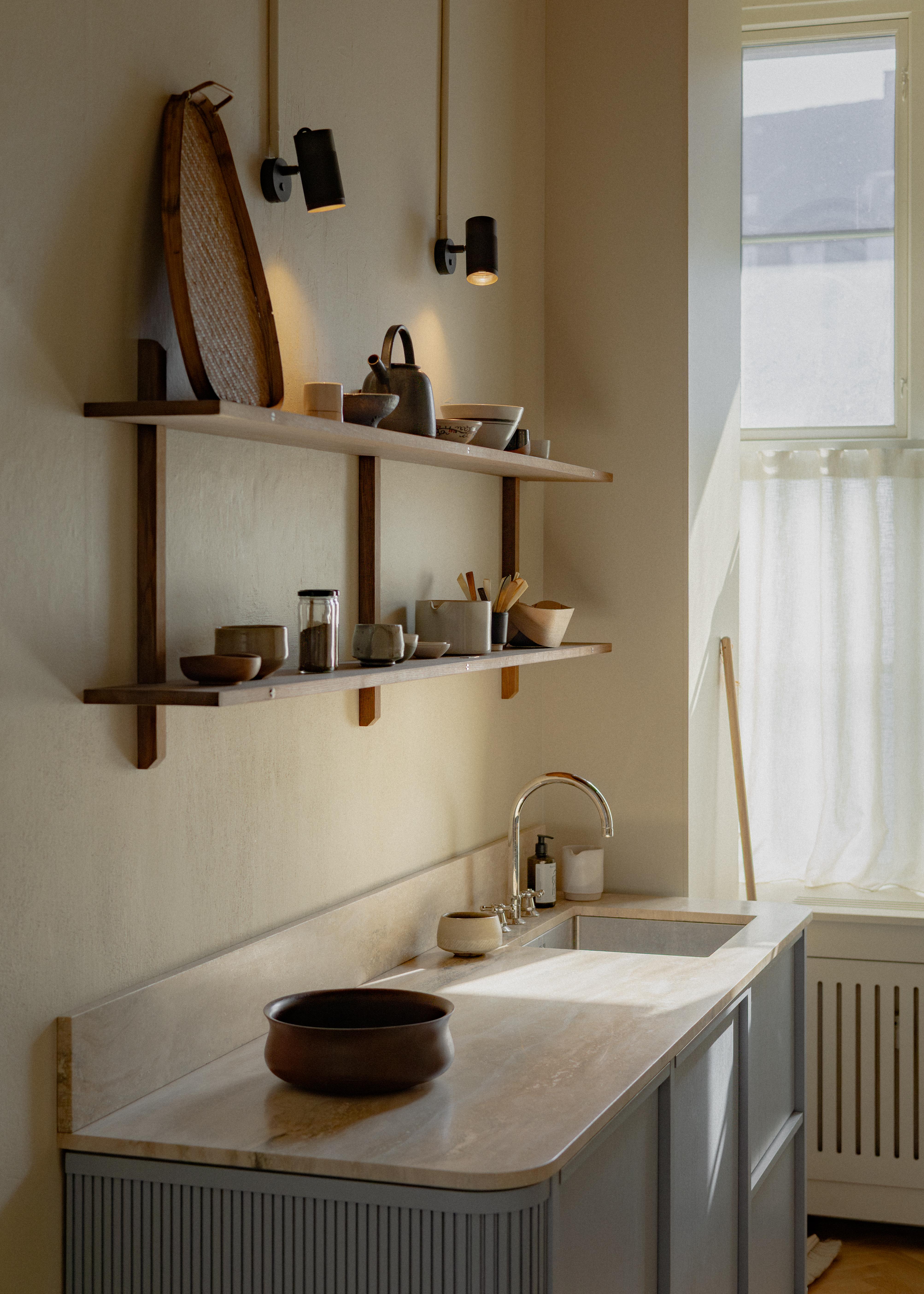 Patrone væglampe small, sortbruneret messing • Thorup Copenhagen - Copenhagenhomedesign
