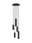 Patrone Cluster 5 Pendel Sort Bruneret Messing • Thorup Copenhagen