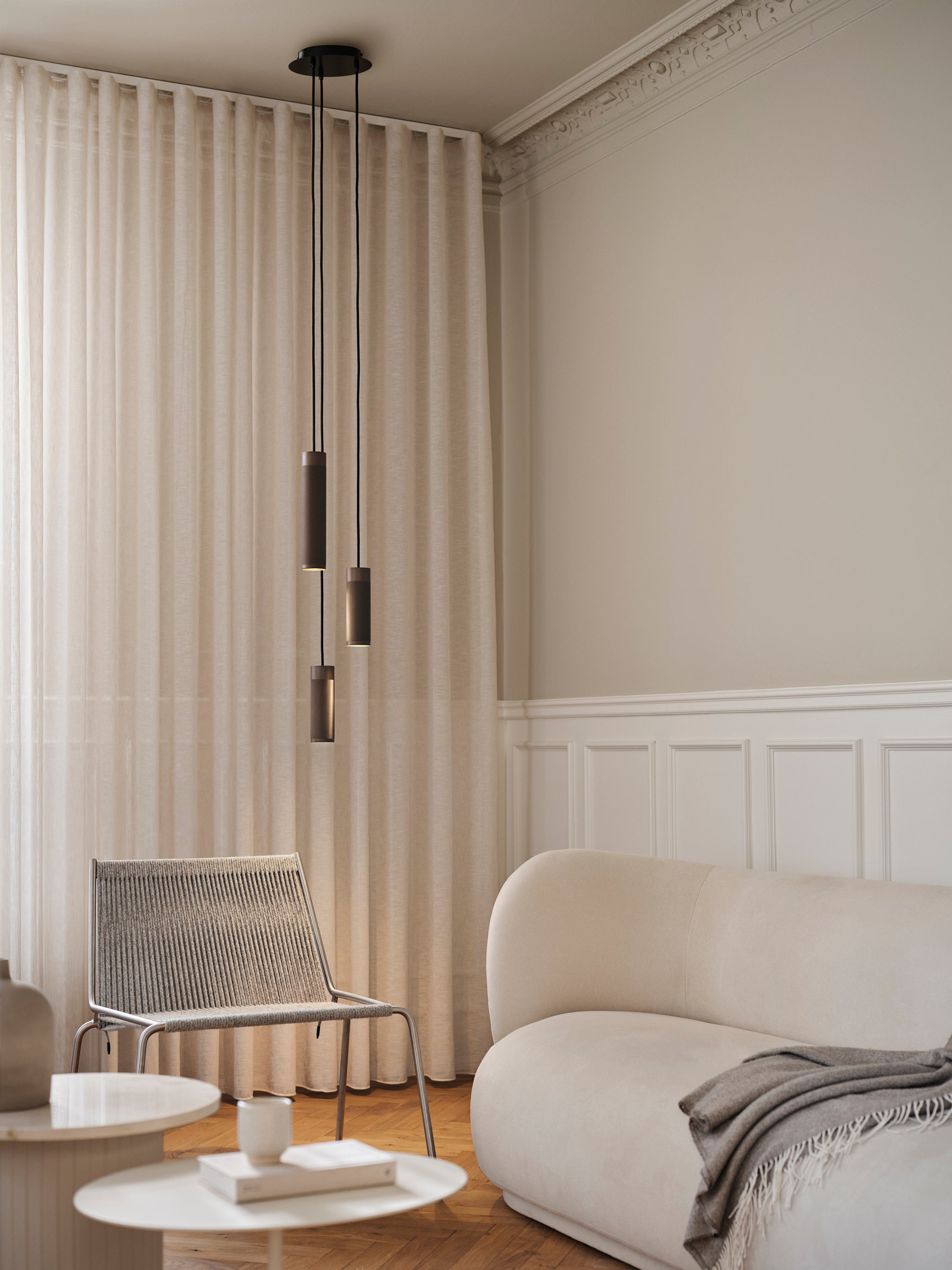 Patrone Cluster 3 Pendel Bruneret Messing • Thorup Copenhagen - Copenhagenhomedesign
