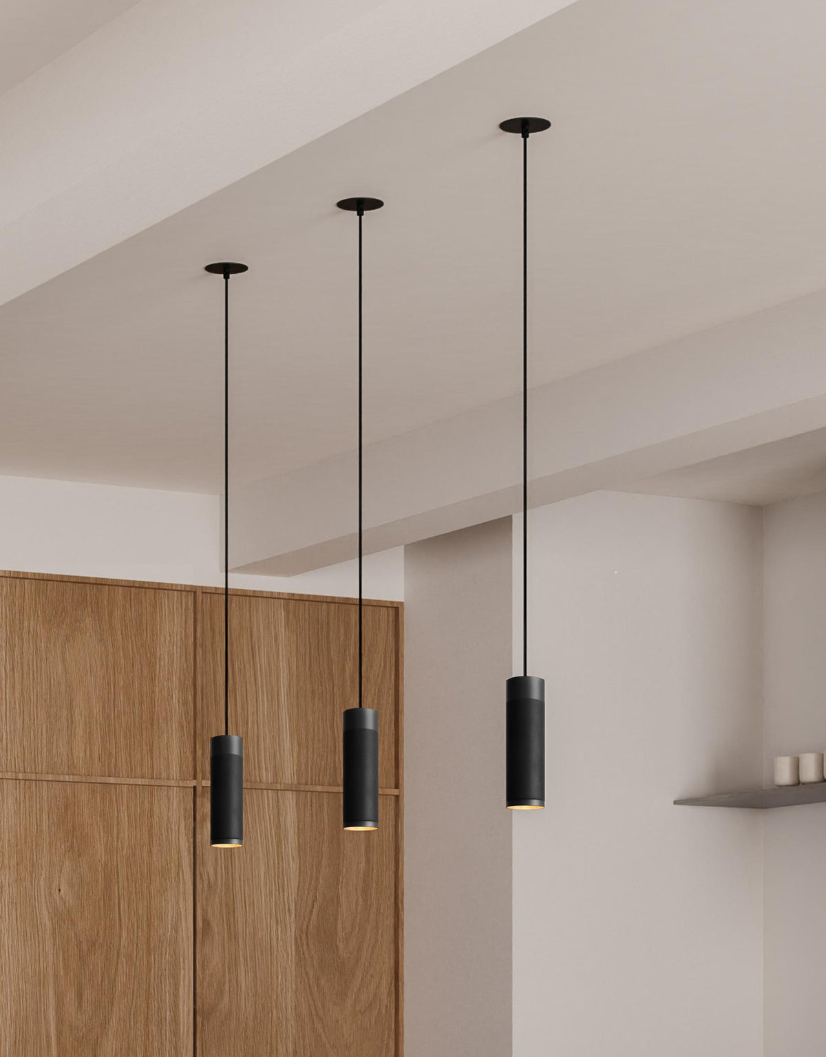 Patrone Pendel Sort Bruneret Messing • Thorup Copenhagen - Copenhagenhomedesign