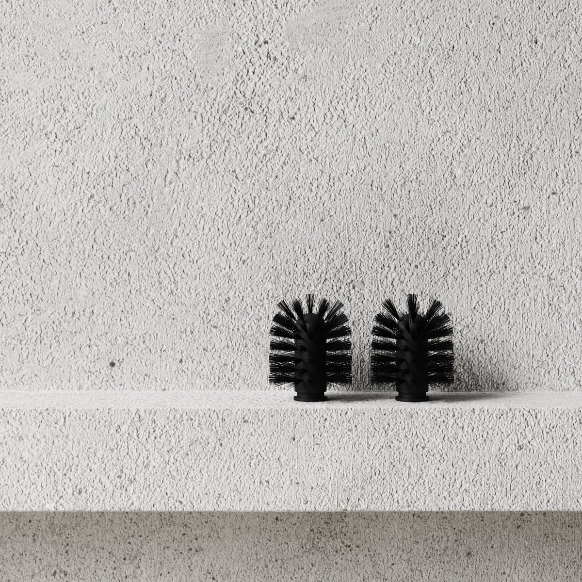 Toiletbørstehoved, sort (2 stk.) • NICHBA - Copenhagenhomedesign