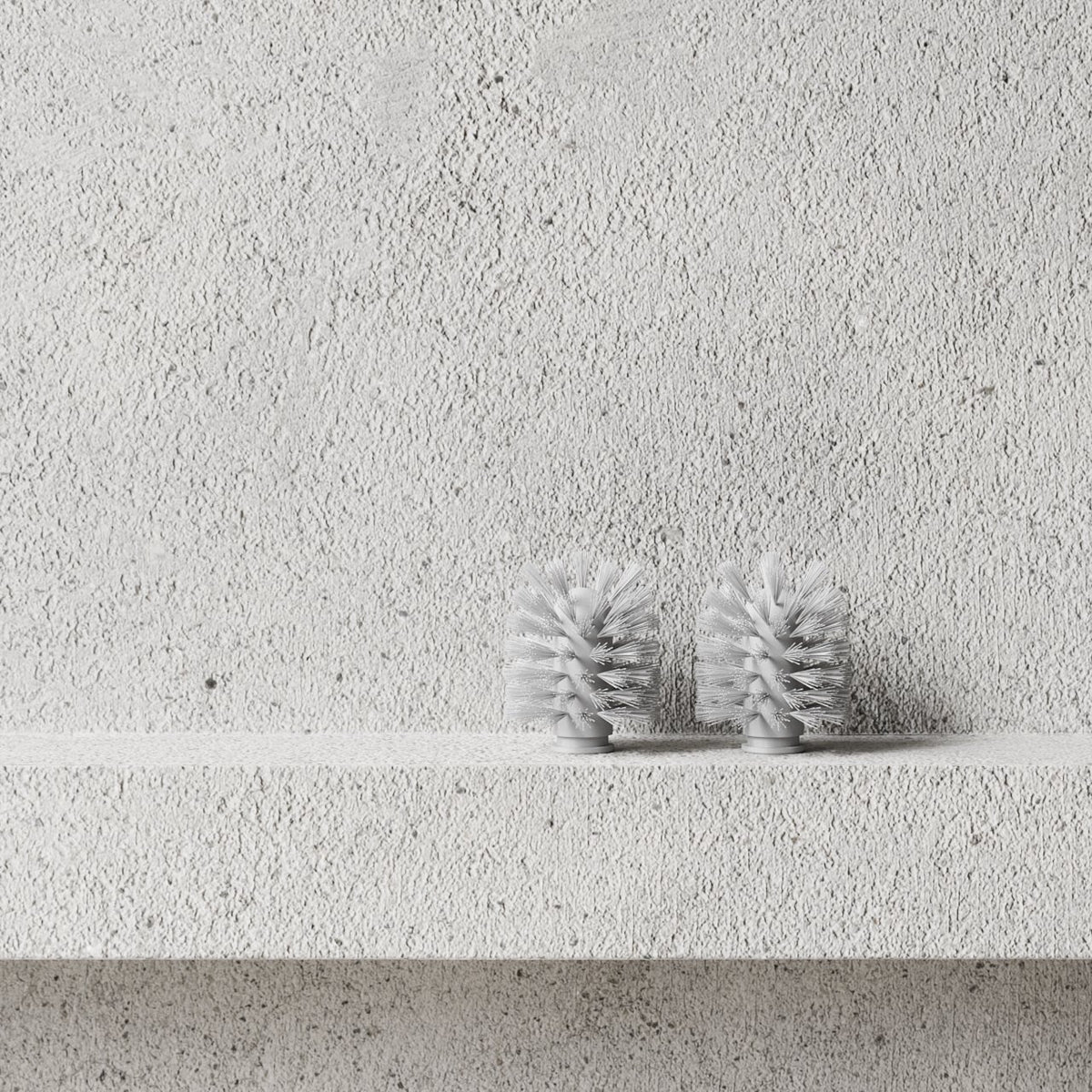 Toiletbørstehoved, hvid (2 stk.) • NICHBA - Copenhagenhomedesign
