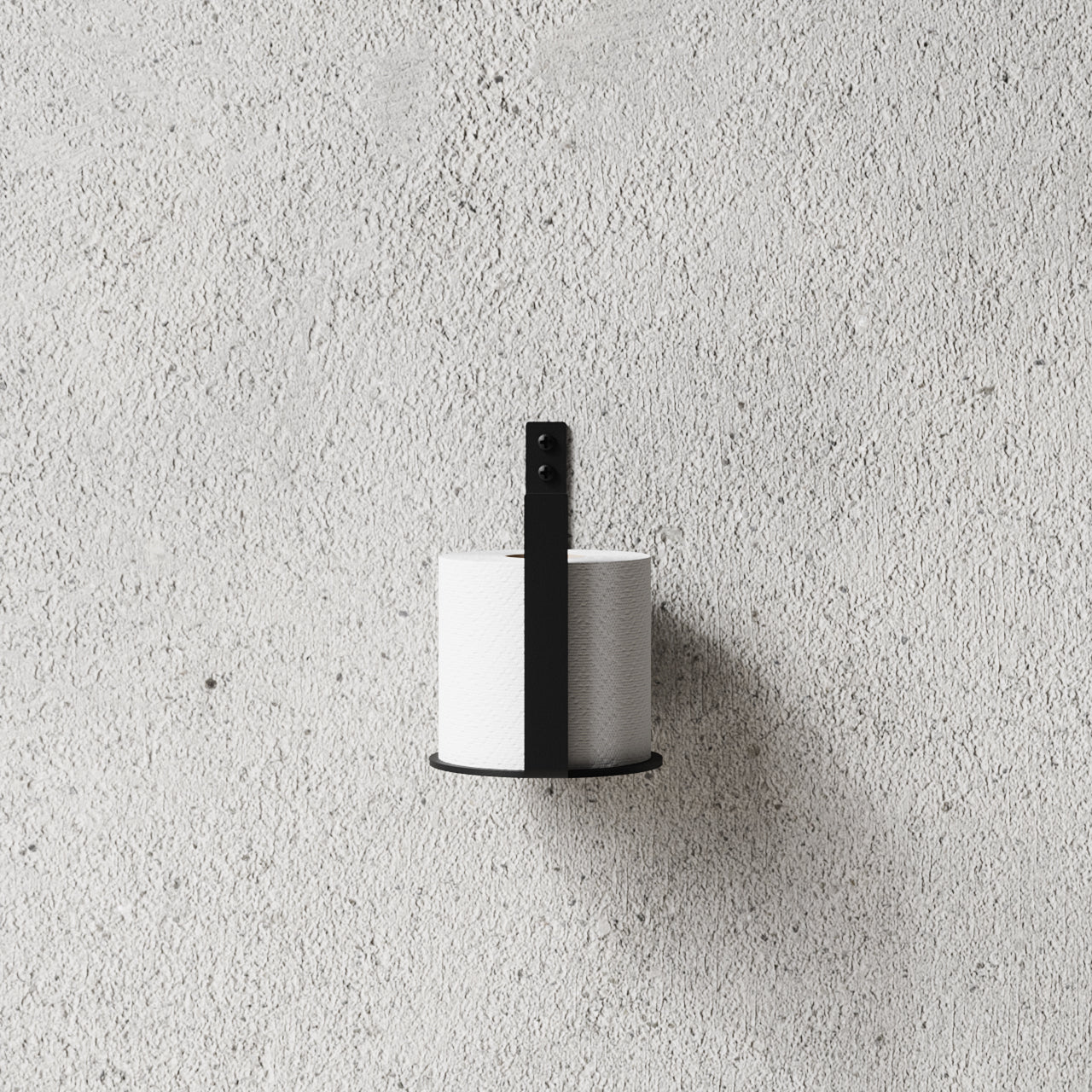 Ekstra toiletrulleholder (reserve), sort • NICHBA