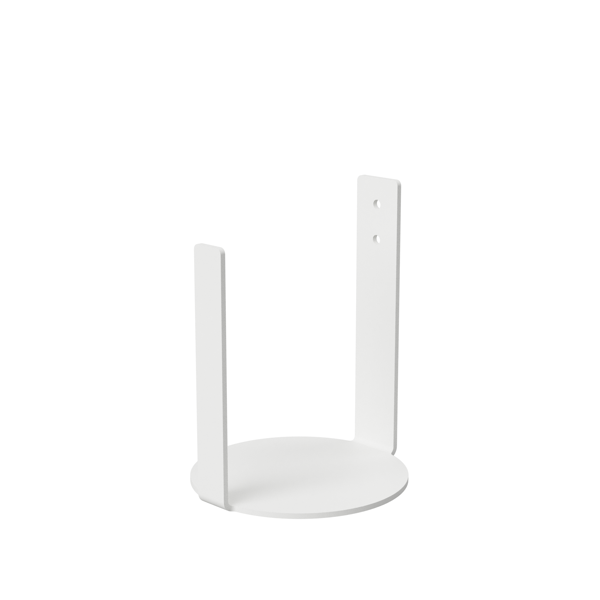 Ekstra toiletrulleholder (reserve), hvid • NICHBA