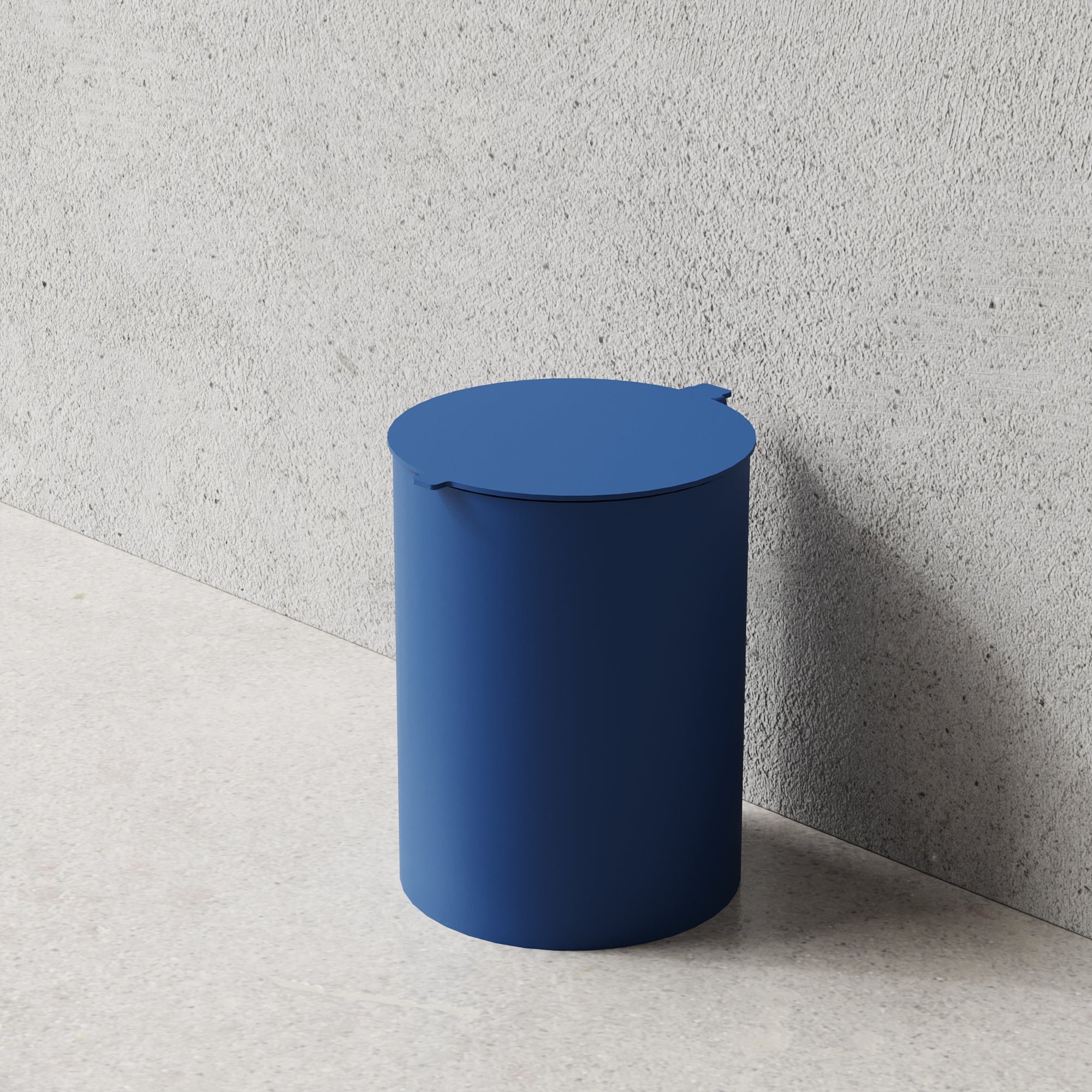 Toiletspand, blå • NICHBA