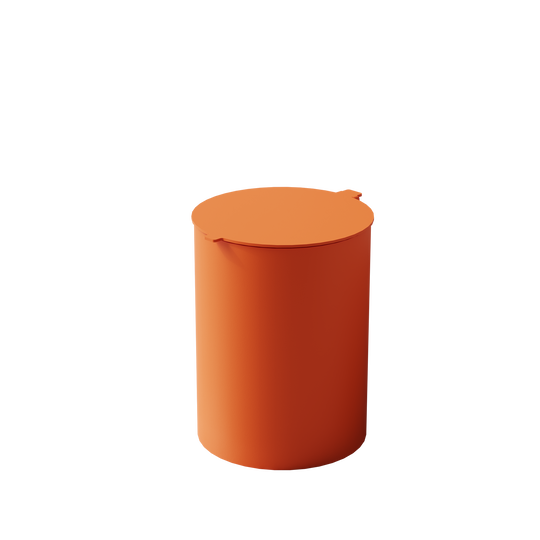 Toiletspand, orange • NICHBA