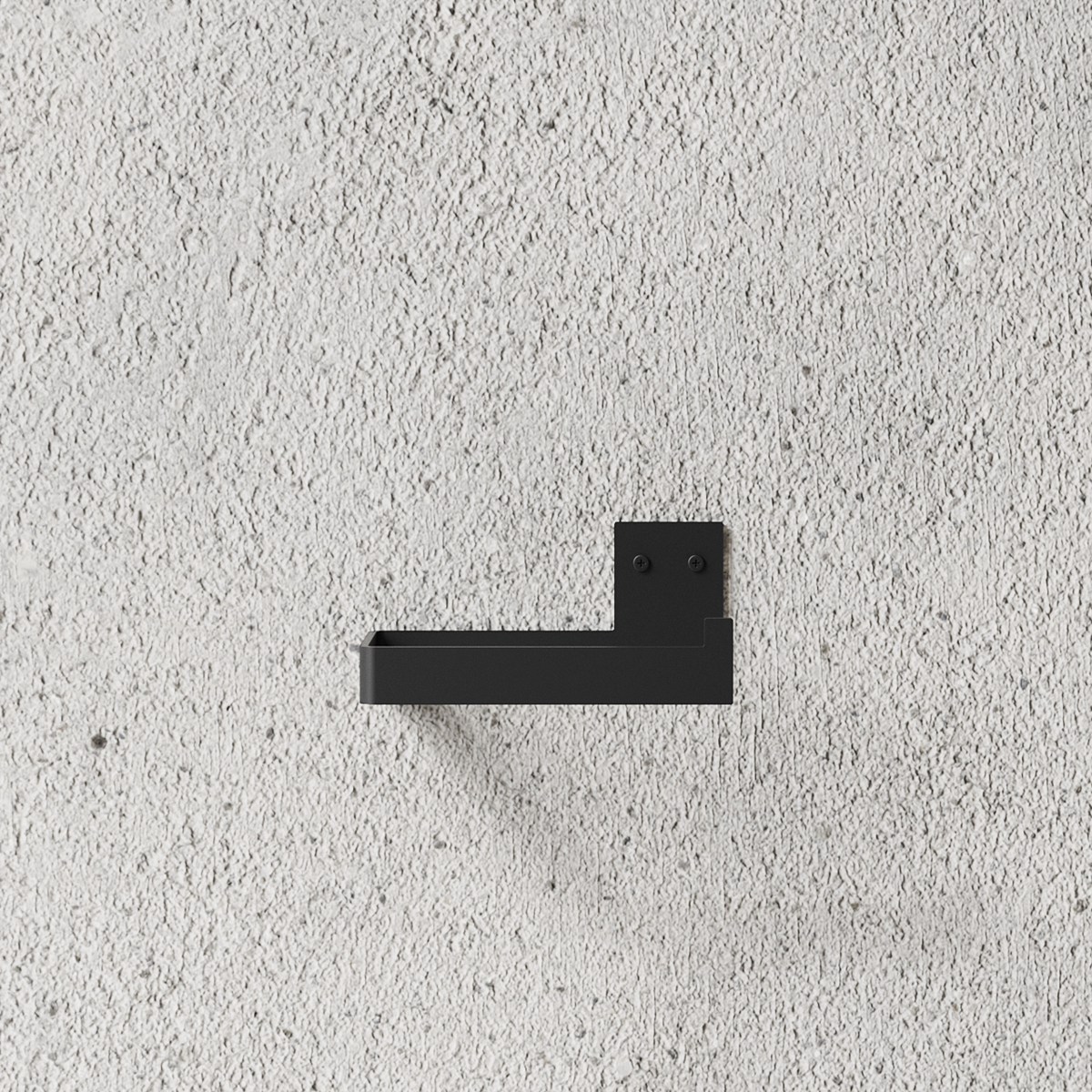 Toiletrulleholder, sort • NICHBA - Copenhagenhomedesign