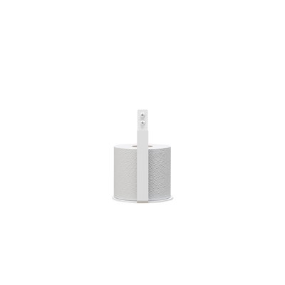 Ekstra toiletrulleholder (reserve), hvid • NICHBA