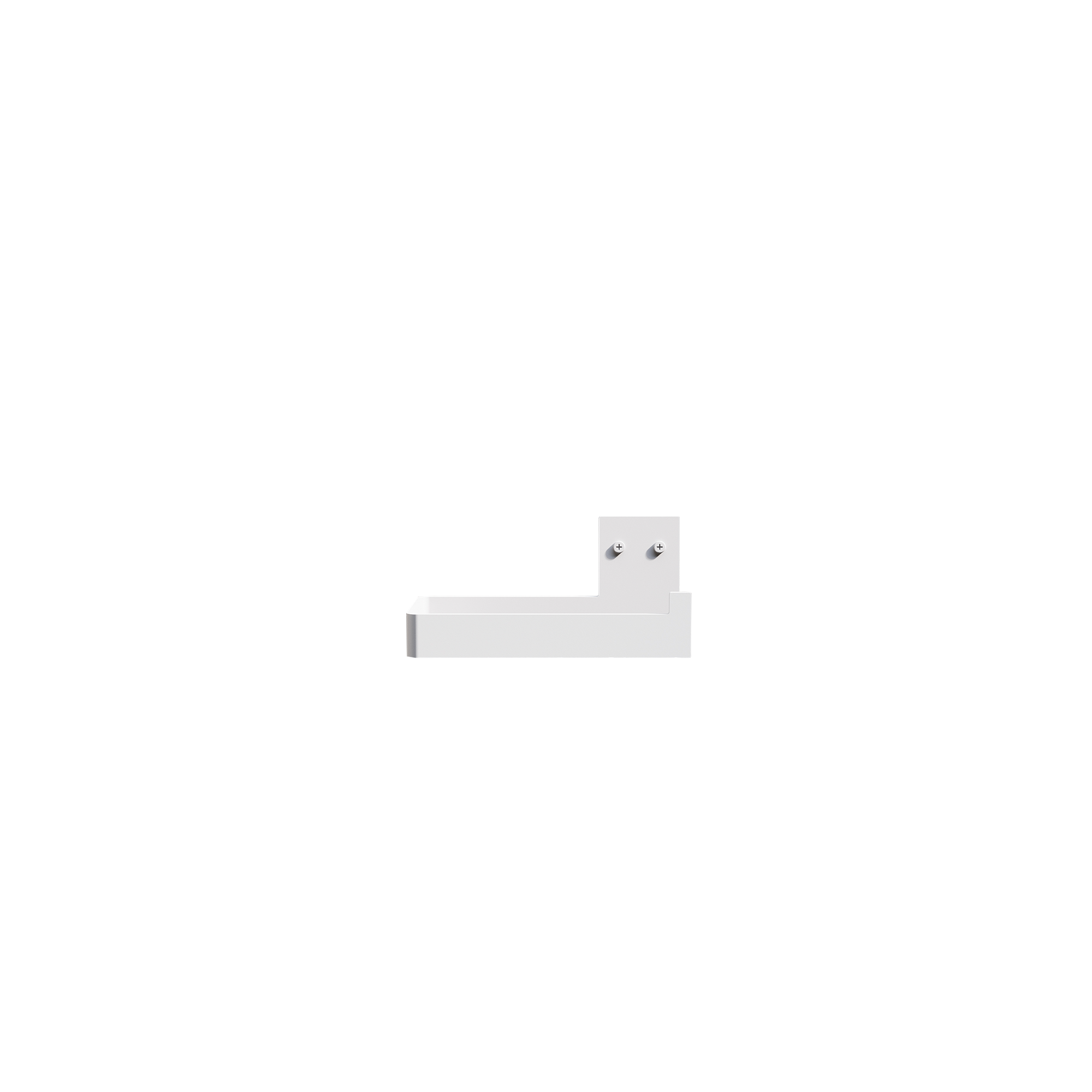 Toiletrulleholder, hvid • NICHBA