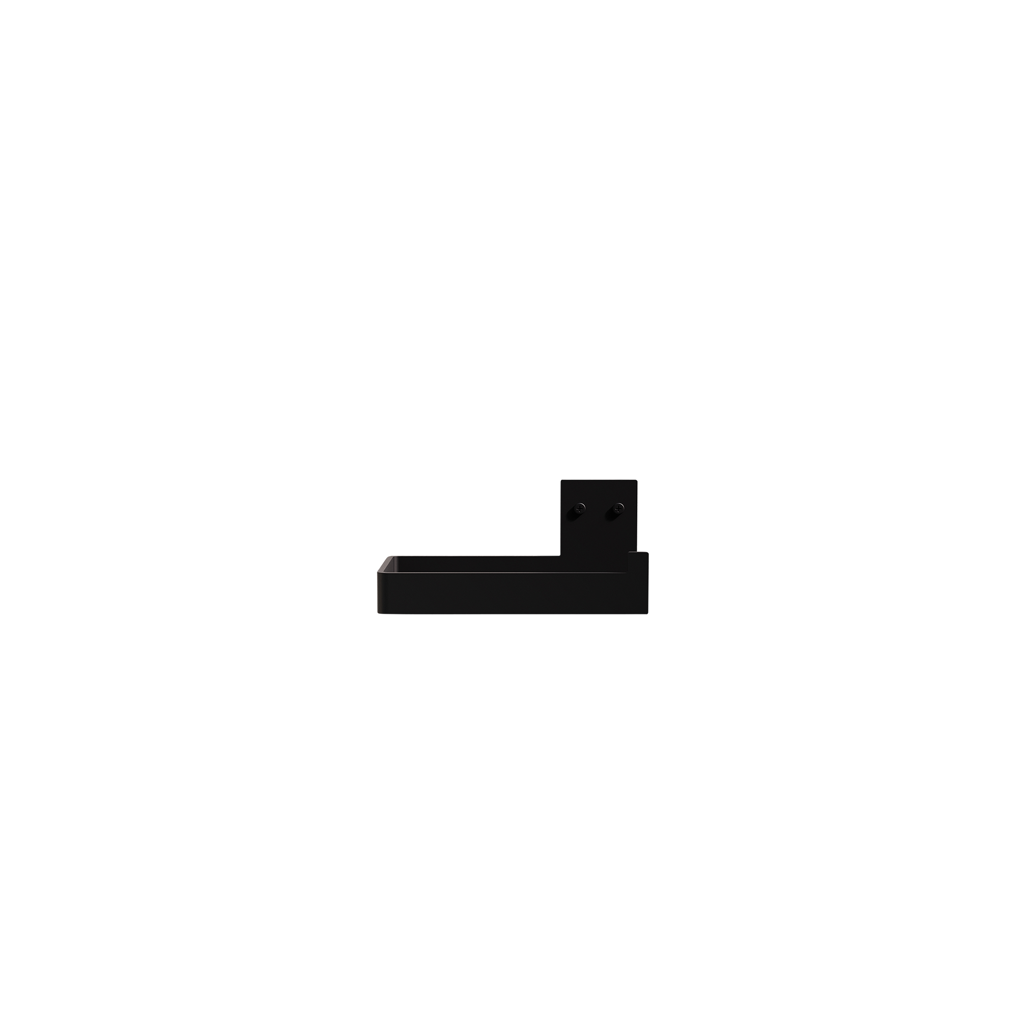 Toiletrulleholder, sort • NICHBA