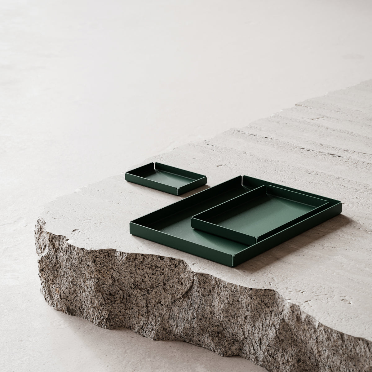 Metalbakker (3 stk.), grøn • NICHBA - Copenhagenhomedesign
