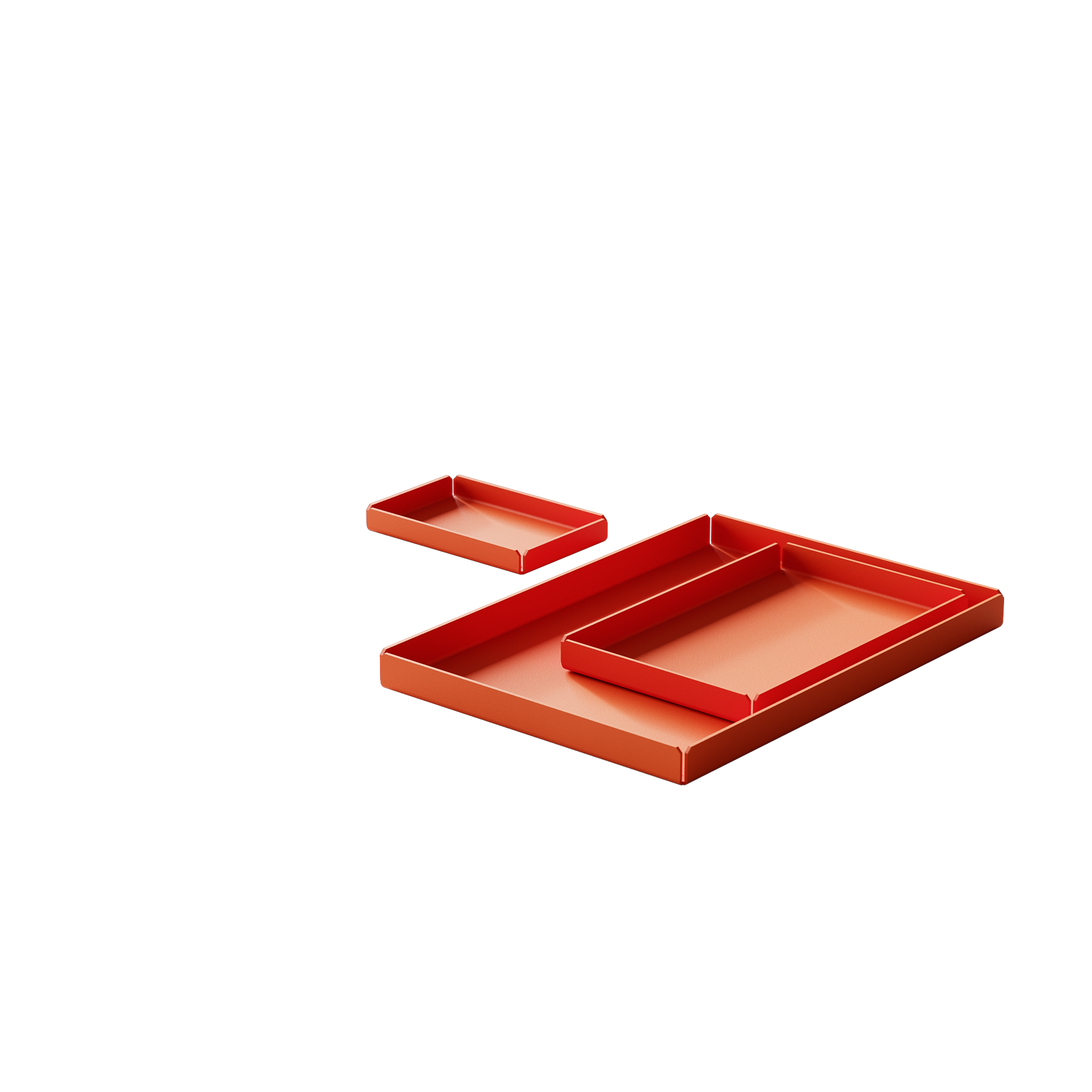 Metalbakker (3 stk.), orange • NICHBA