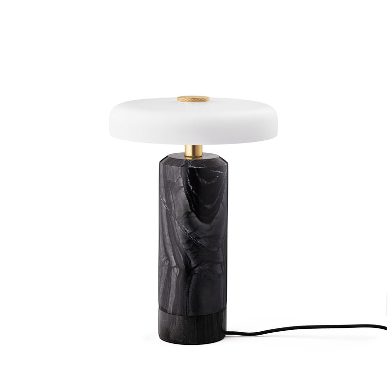 Trip Portable bordlampe, charcoal/opal matt • Design by Us