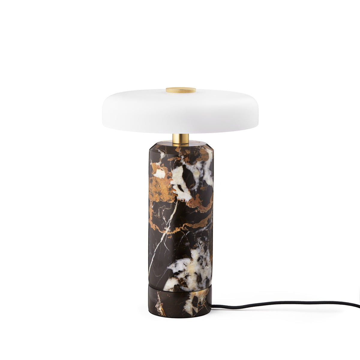 Trip Portable bordlampe, dark clay/opal matt • Design by Us - Copenhagenhomedesign