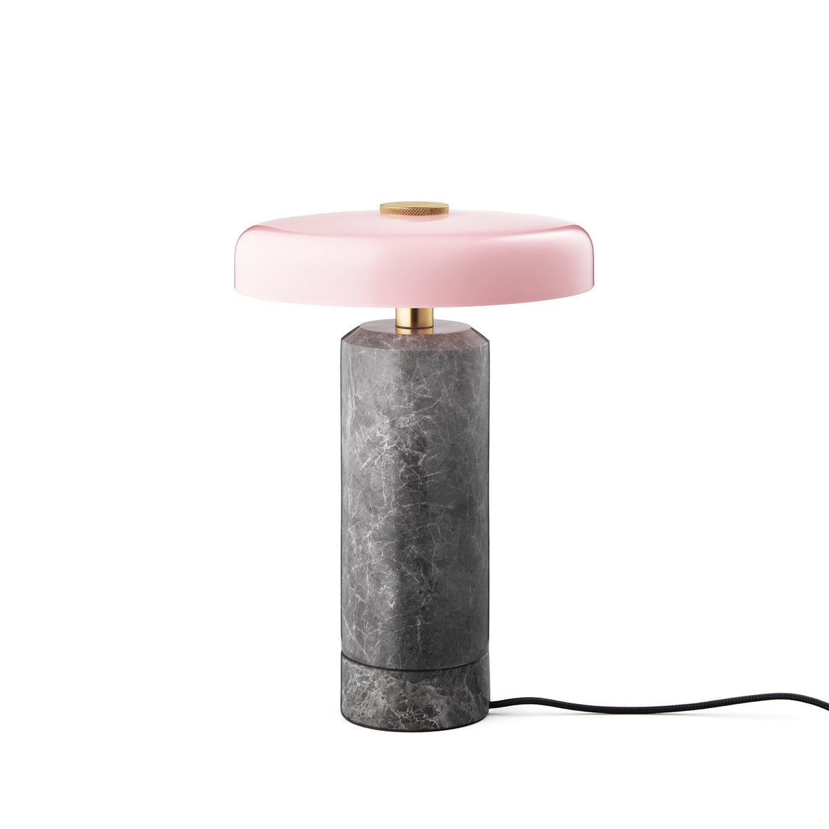 Trip Portable bordlampe, silver/rose glossy • Design by Us - Copenhagenhomedesign