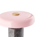 Trip Portable bordlampe, silver/rose glossy • Design by Us