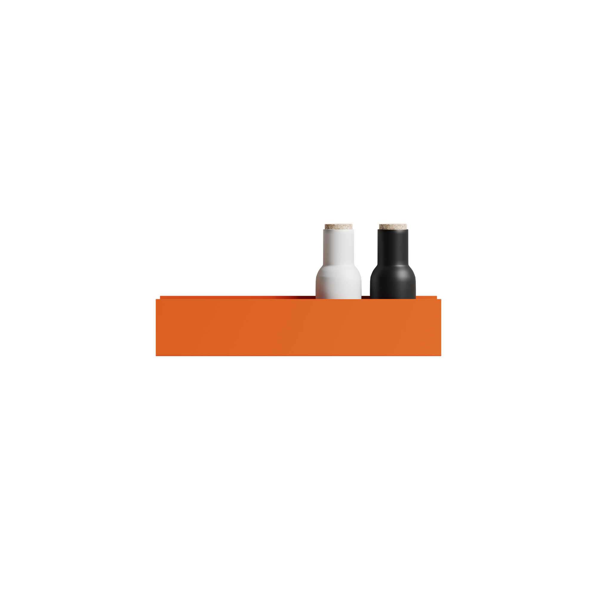 Væghylde 40U, orange • NICHBA
