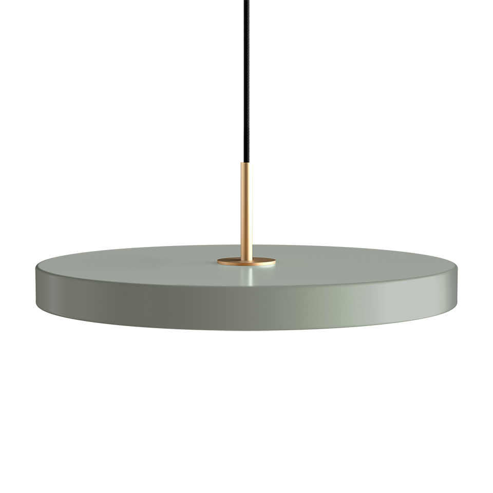 Asteria Plus pendel, oliven og messing • UMAGE