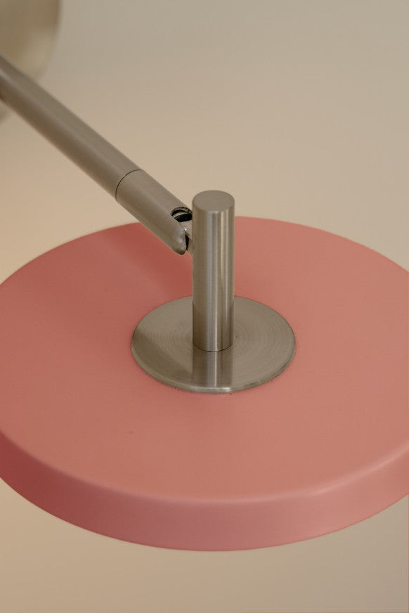 Asteria Wall væglampe, rose og stål • UMAGE
