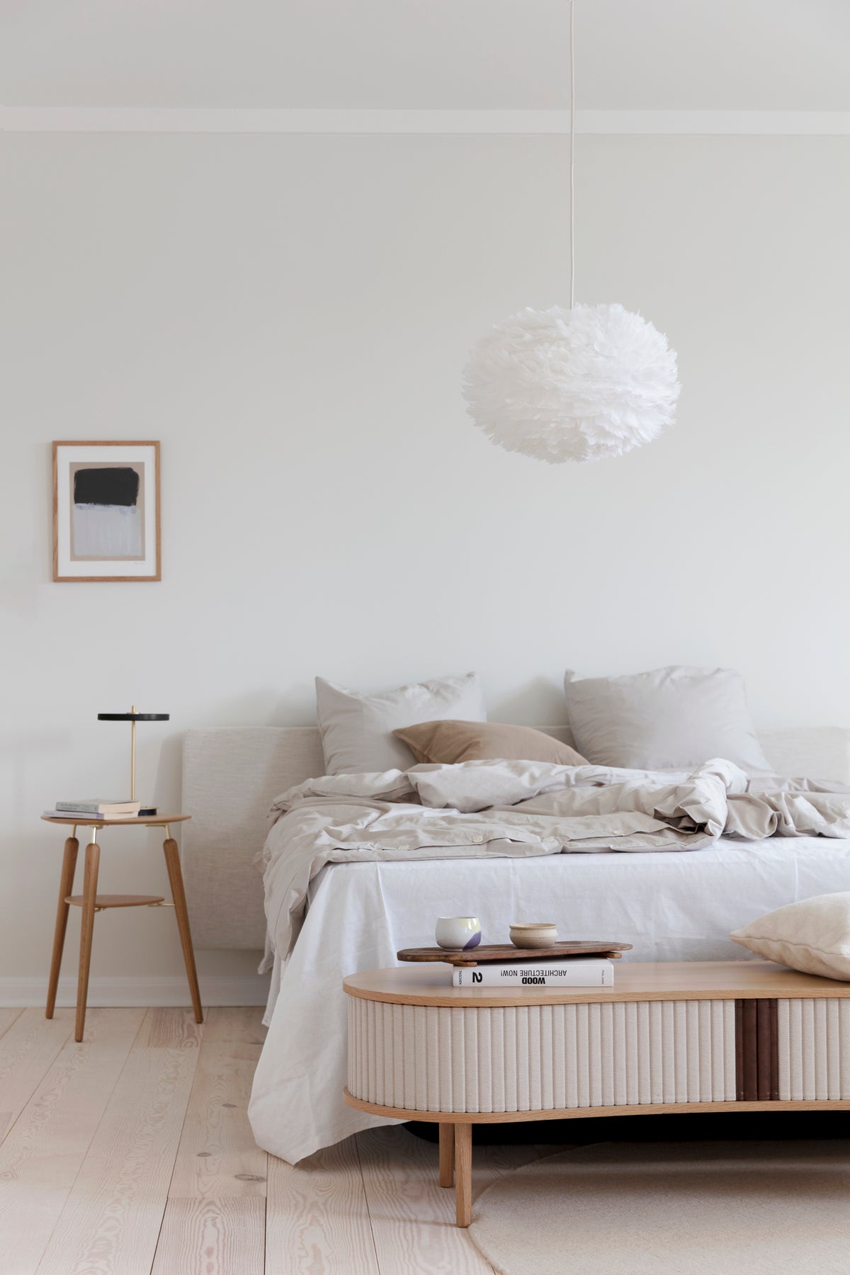 Eos pendel med roset, hvid • UMAGE - Copenhagenhomedesign