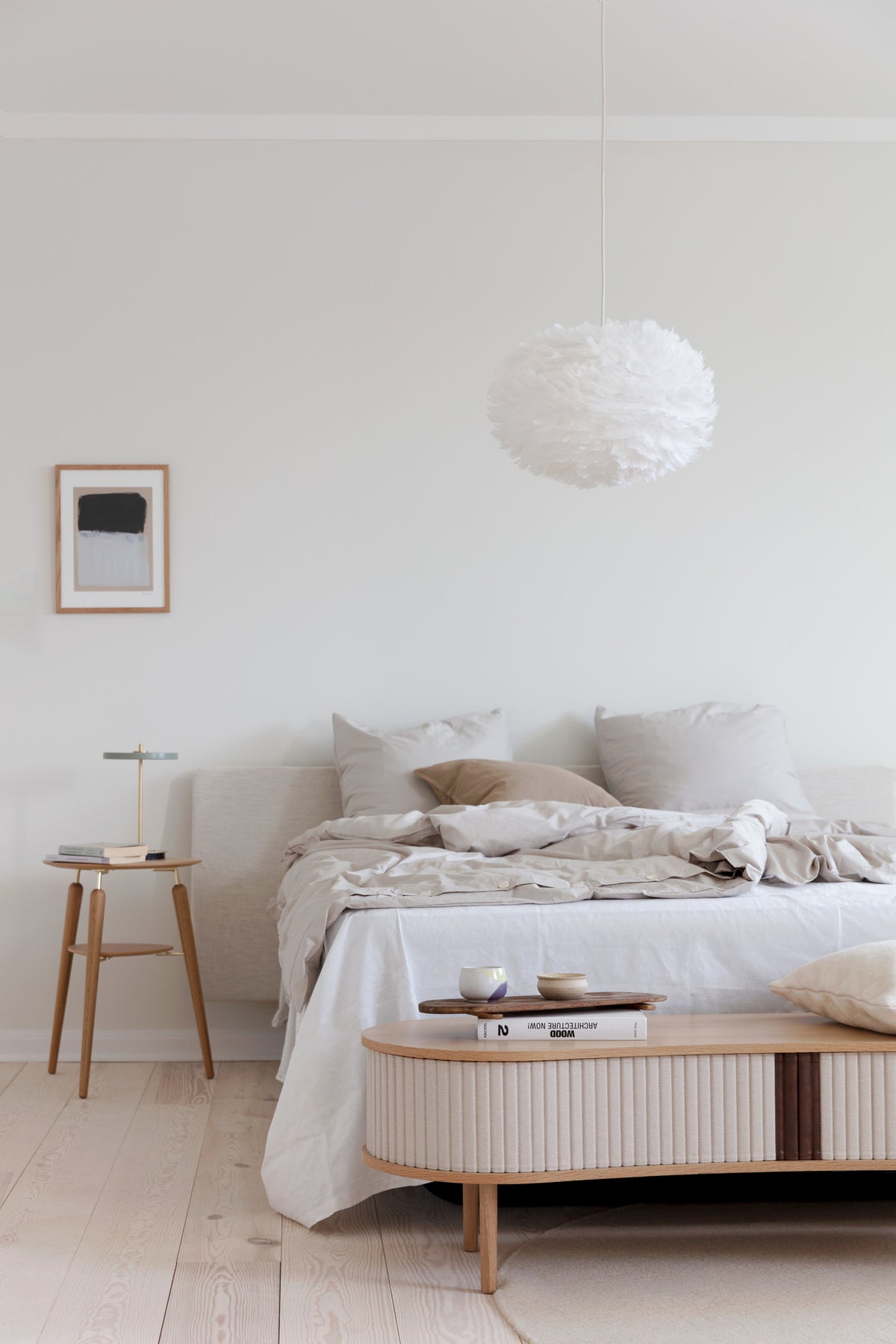 Eos pendel med roset, hvid og sort • UMAGE - Copenhagenhomedesign