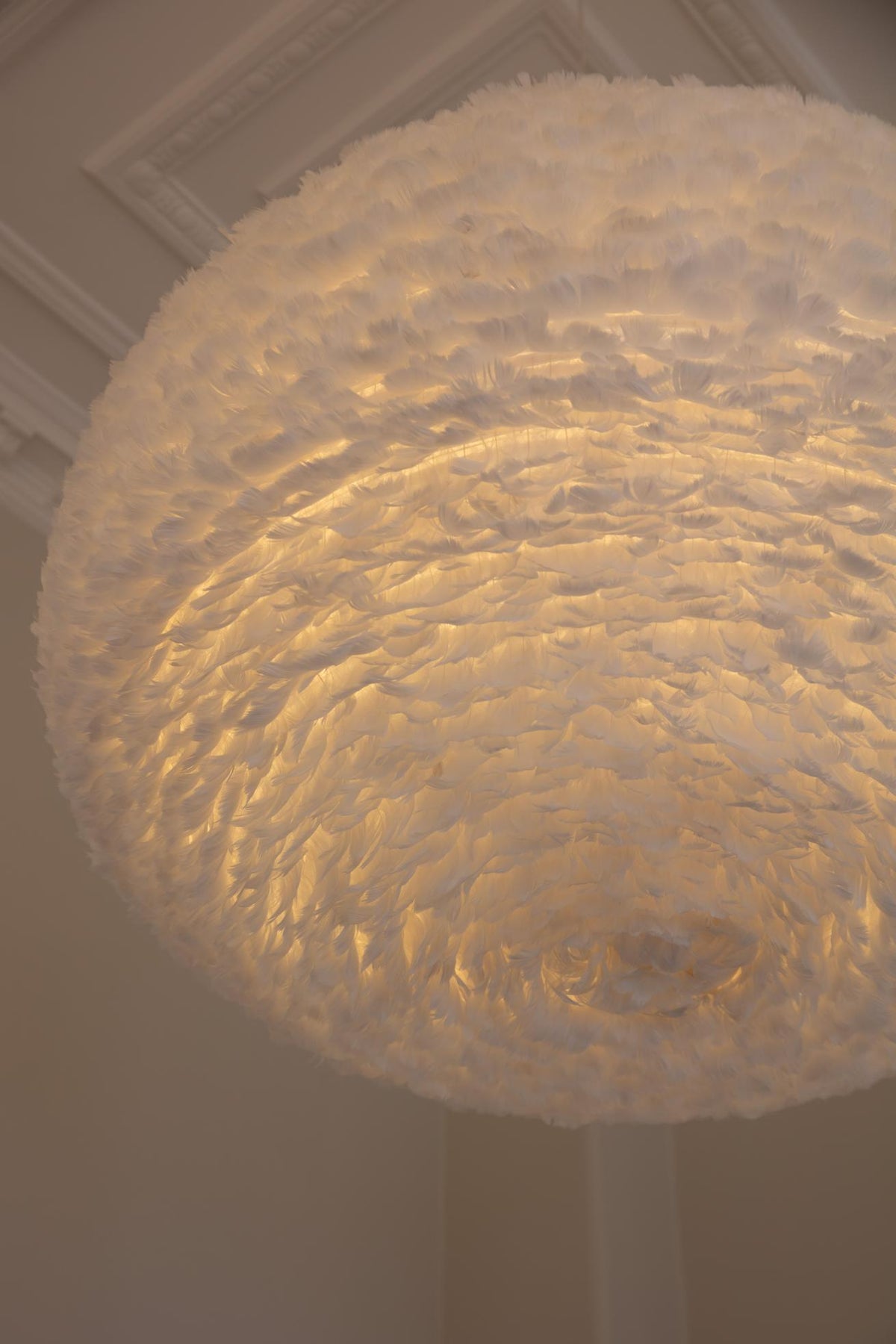 Eos pendel med roset, hvid og sort • UMAGE - Copenhagenhomedesign