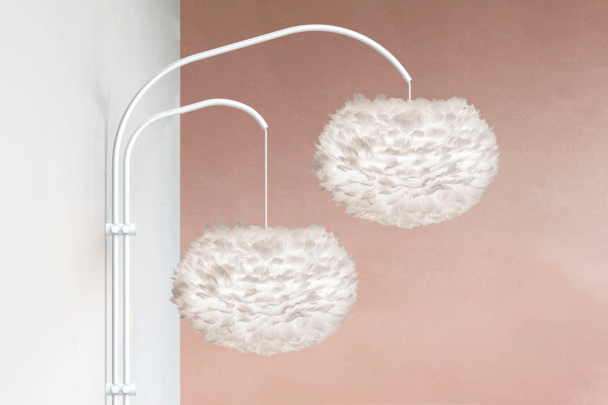 Willow Mini Wall Hanger, lampestander, væglampe, hvid • UMAGE
