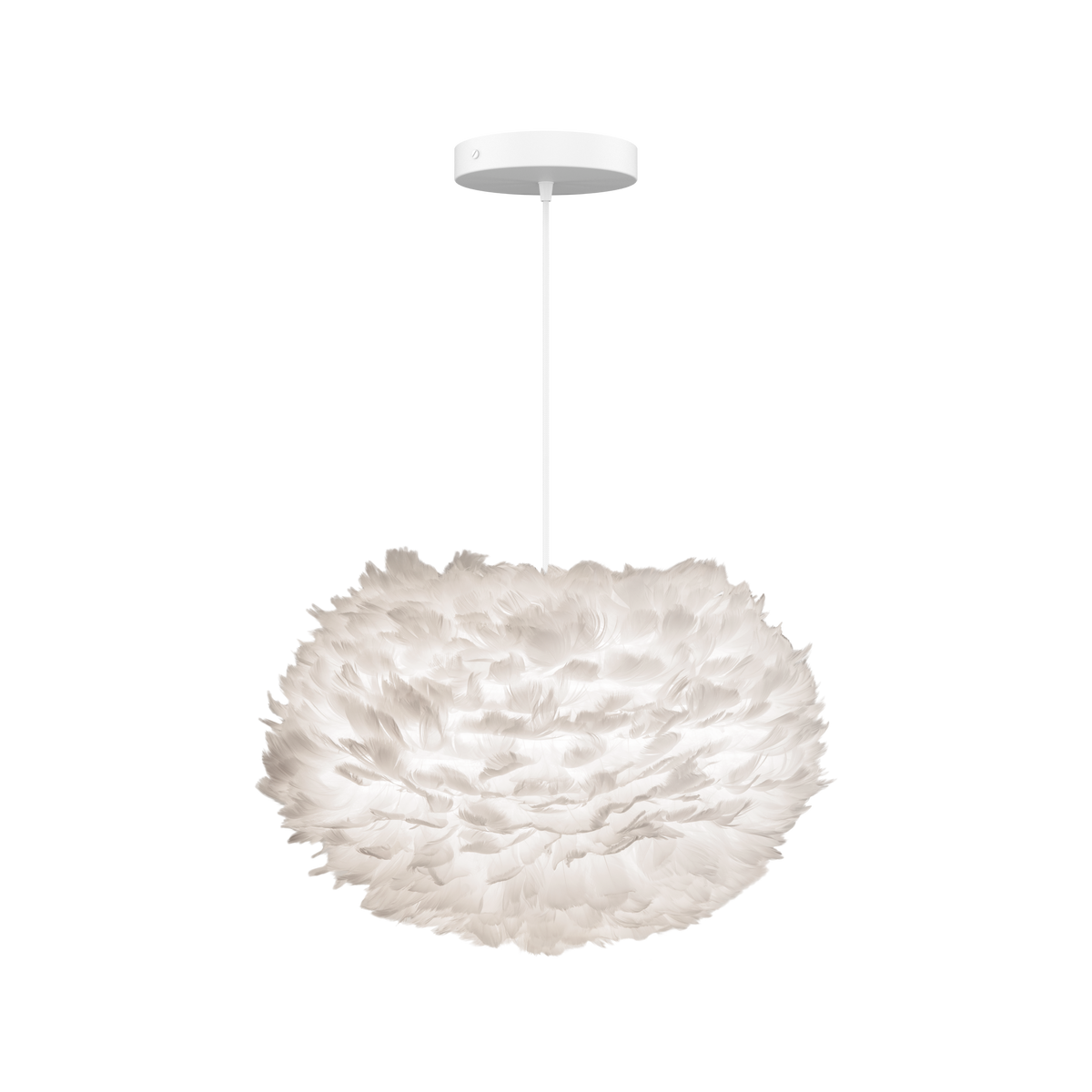 Eos pendel med roset, hvid • UMAGE - Copenhagenhomedesign