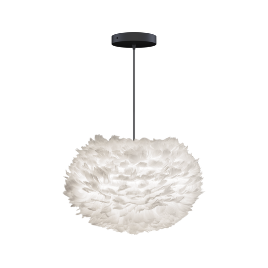 Eos pendel med roset, hvid og sort • UMAGE