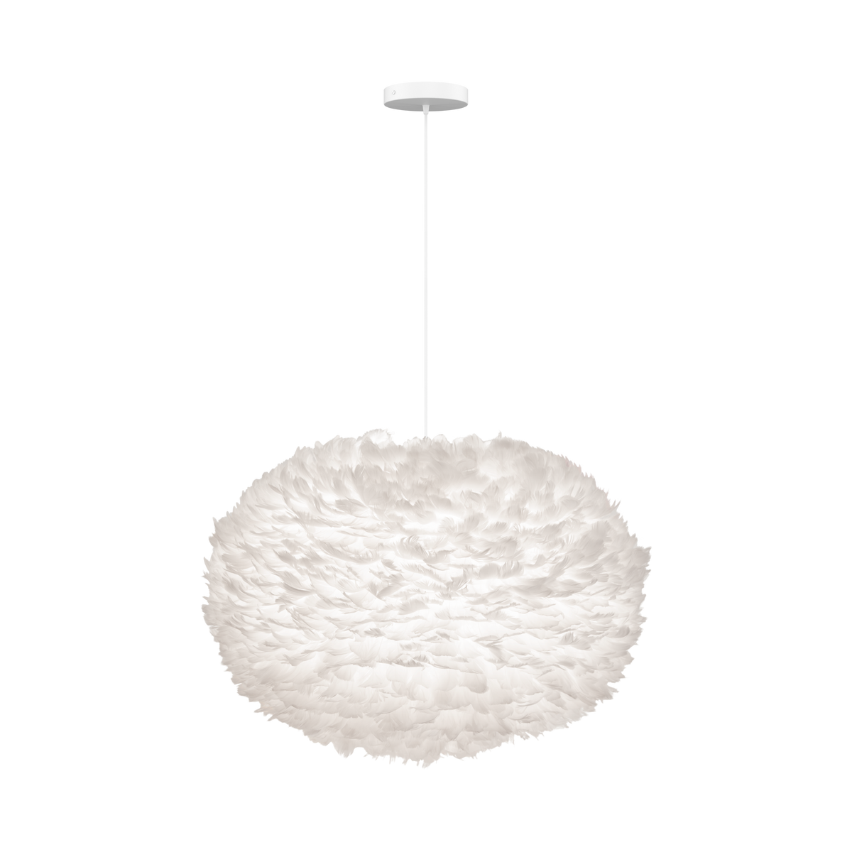 Eos pendel med roset, hvid • UMAGE - Copenhagenhomedesign