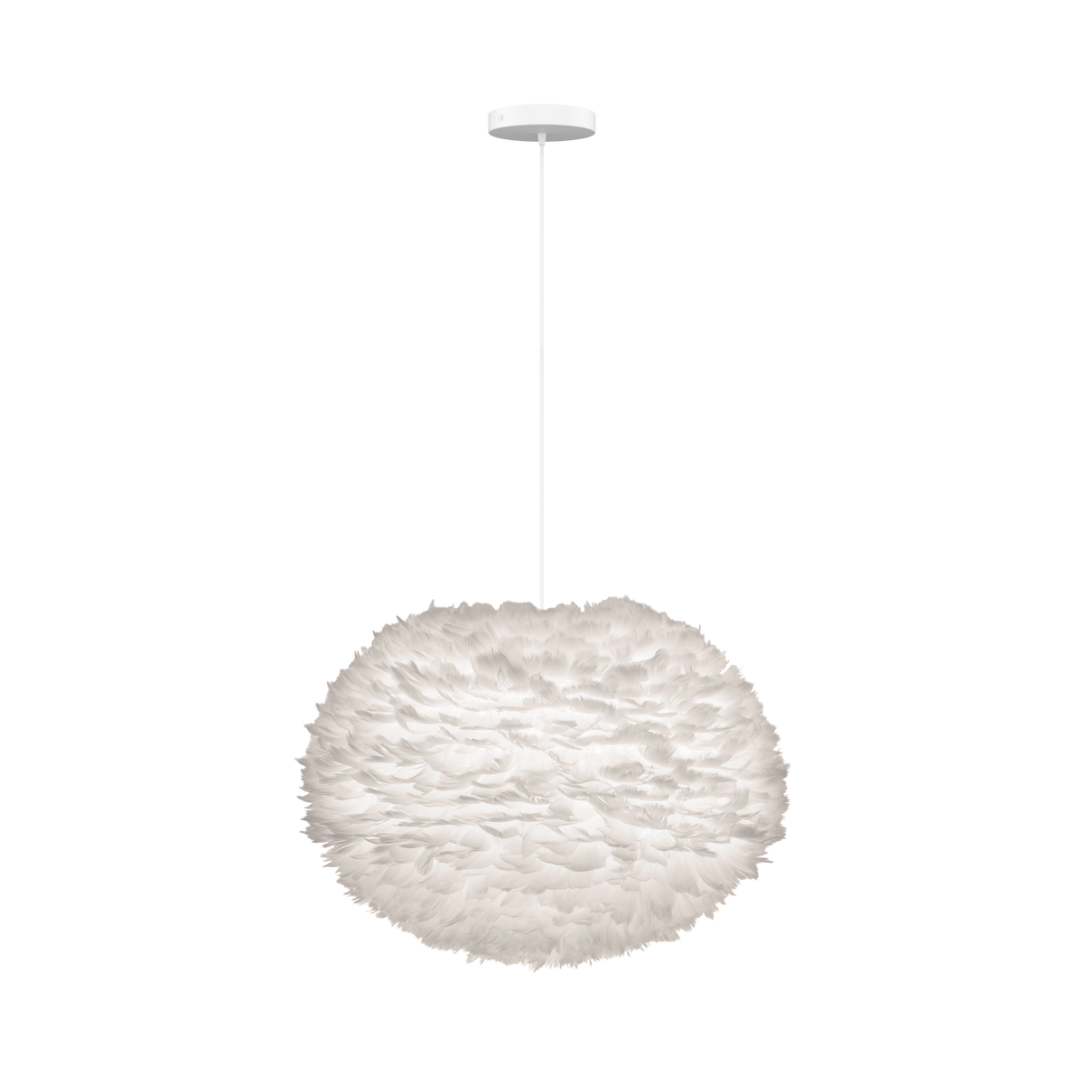 Eos pendel med roset, hvid • UMAGE - Copenhagenhomedesign