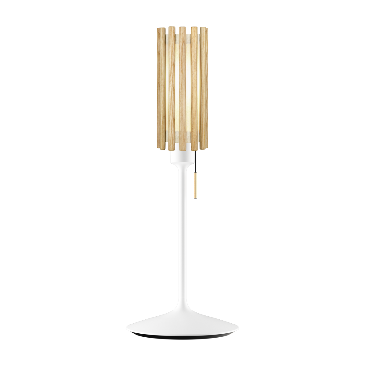 Komorebi Circle bordlampe, egetræ og hvid • UMAGE - Copenhagenhomedesign