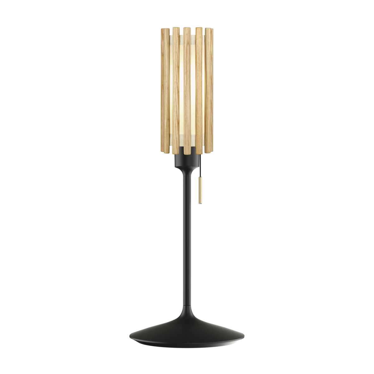 Komorebi Circle bordlampe, egetræ og sort • UMAGE - Copenhagenhomedesign