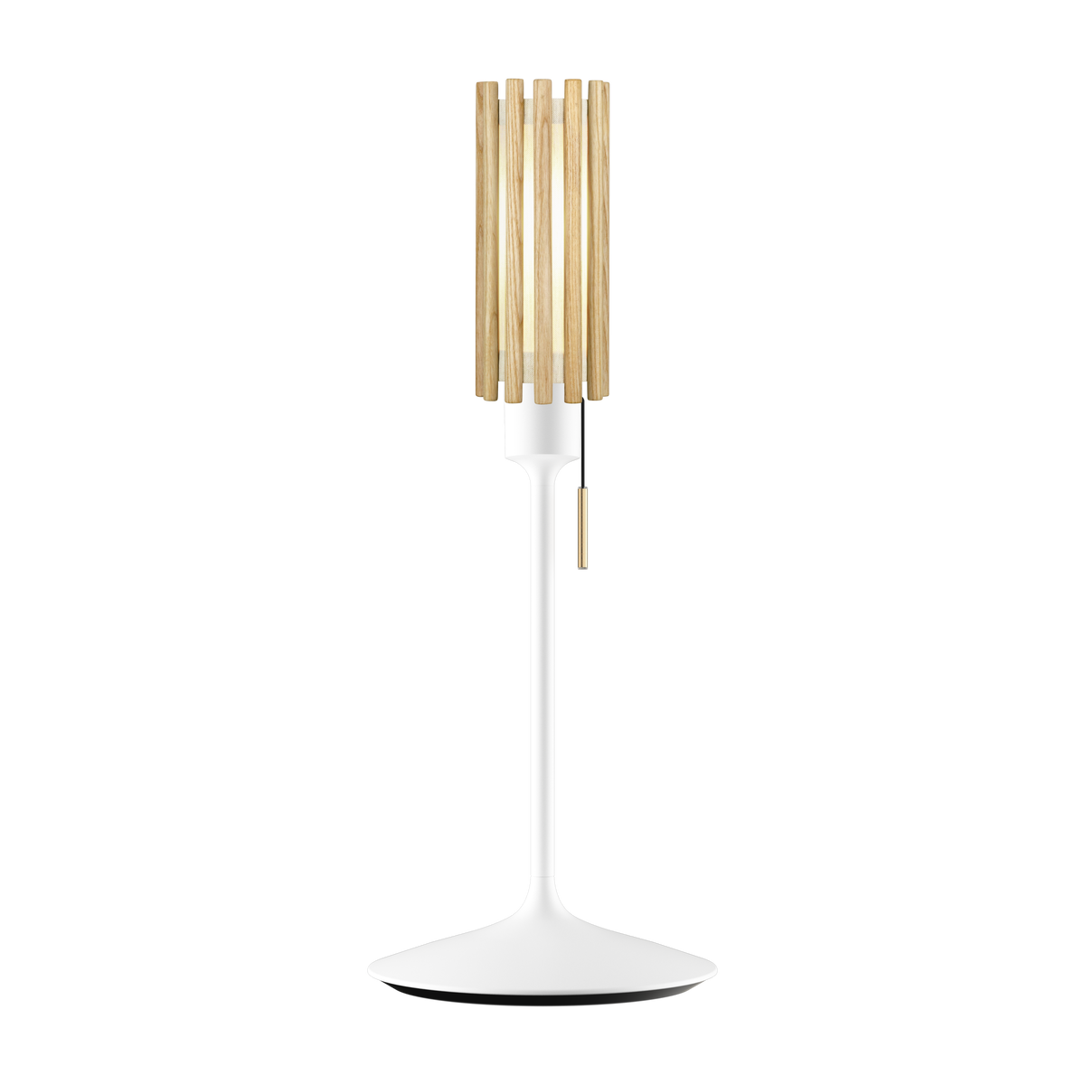 Komorebi Circle bordlampe, egetræ og hvid • UMAGE - Copenhagenhomedesign