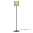 Komorebi Circle gulvlampe, egetræ og sort • UMAGE