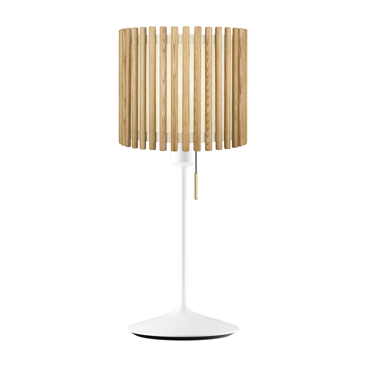 Komorebi Circle bordlampe, egetræ og hvid • UMAGE - Copenhagenhomedesign