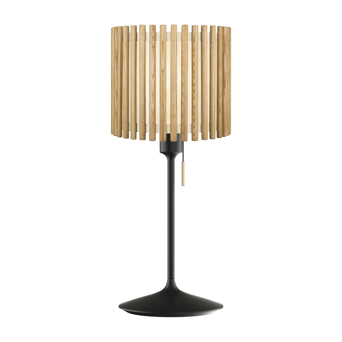 Komorebi Circle bordlampe, egetræ og sort • UMAGE - Copenhagenhomedesign