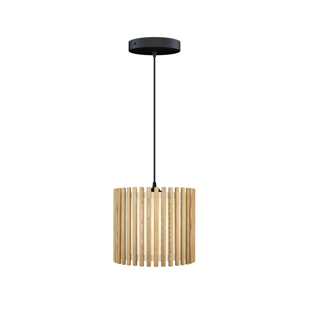 Komorebi Circle pendel, egetræ og sort • UMAGE - Copenhagenhomedesign