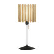 Komorebi Square bordlampe, egetræ og sort • UMAGE