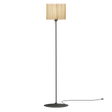 Komorebi Rectangular gulvlampe, egetræ og sort • UMAGE